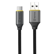 Tactical USB-C naar USB-A Kabel - 2 Meter voor Maximale Beweeglijkheid