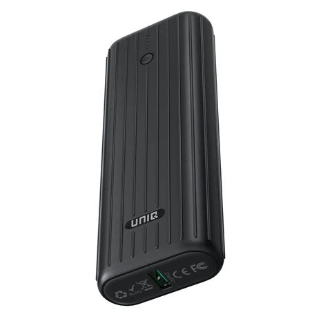 UNIQ Accessory Powerbank 20000 mAh - magsafe - stand - 30cm Kabel - USB-C & USB-A ports - Zwart