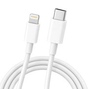 USB-C naar Lightning Kabel - Snelladen & Data Sync voor iPhone en iPad - 1 Meter Wit - Wave