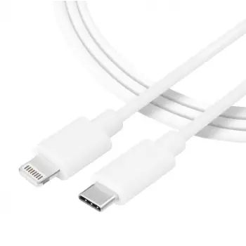 USB-C naar Lightning Kabel - Snelladen & Data Sync voor iPhone en iPad - 1 Meter Wit - Wave