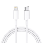USB-C naar Lightning Kabel - Snelladen & Data Sync voor iPhone en iPad - 1 Meter Wit - Wave