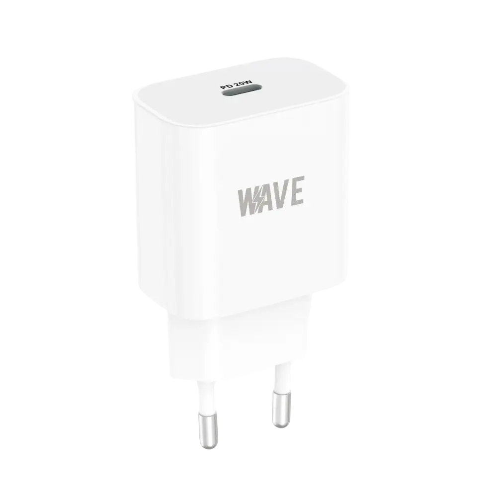 Wave HP6 USB-C Snellader 20W – Snel en Veilig Opladen Thuis Onderweg