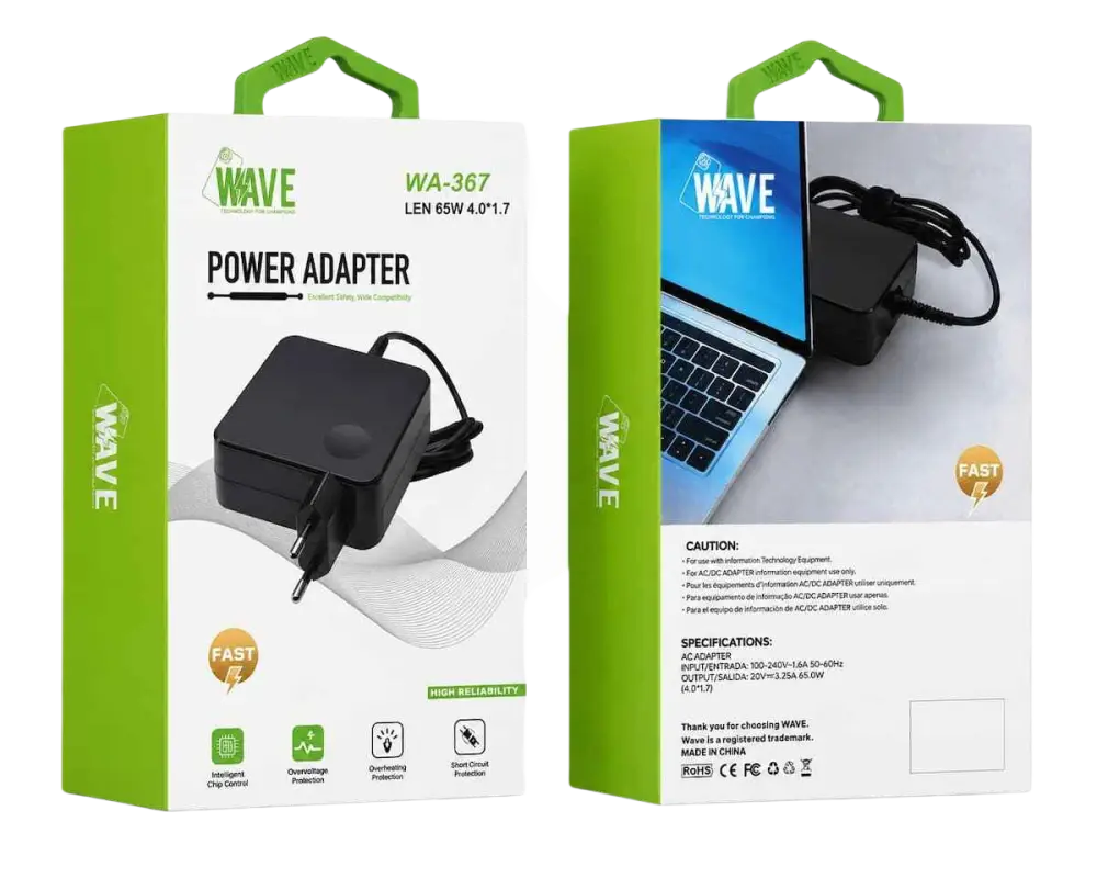 Wave WA-367 Lenovo Laptop Oplader 65W