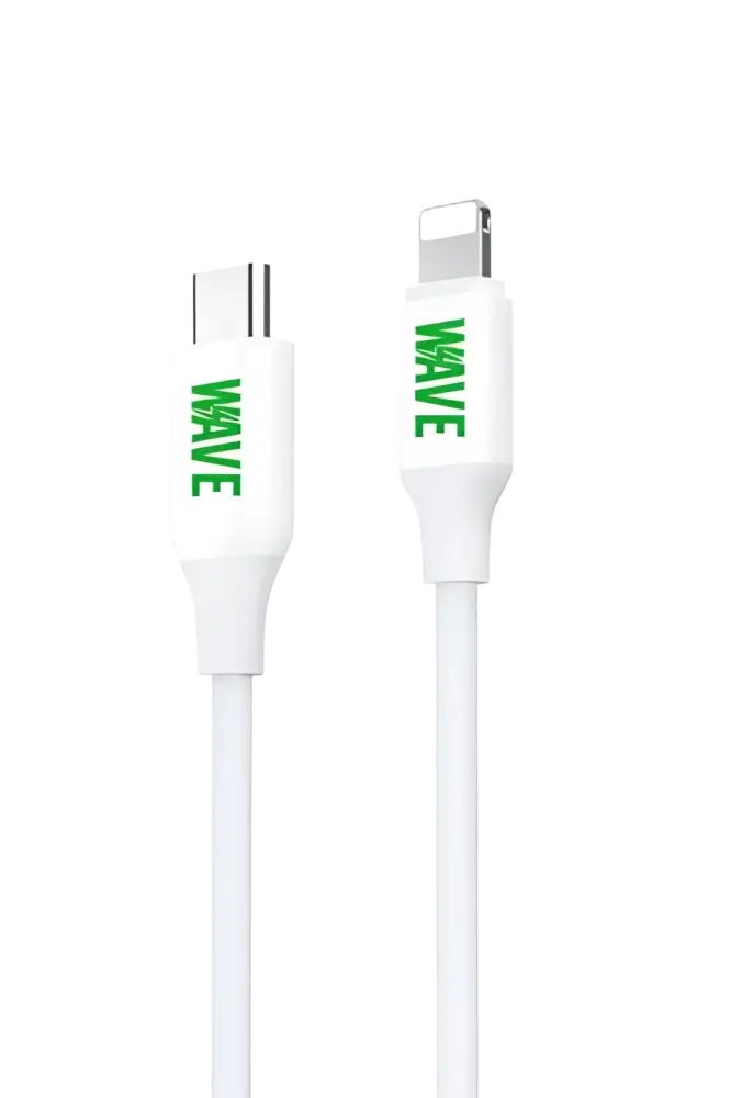 Wave USB-C naar Lightning kabel 2 meter in de Lightning Snellaadset