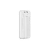 WiWU Powerbank 10.000 mAh met 2-in-1 Kabel en Digitaal Display – Wit