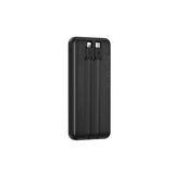 WiWU Powerbank 10.000 mAh met 2-in-1 Kabel en Digitaal Display – Zwart