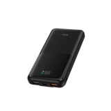 WiWU Powerbank 10.000 mAh met 2-in-1 Kabel en Digitaal Display – Zwart