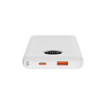 WiWU Powerbank 10.000 mAh met Digitaal Display – Wit