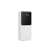 WiWU Powerbank 20.000 mAh met 2-in-1 Kabel en Digitaal Display – Wit