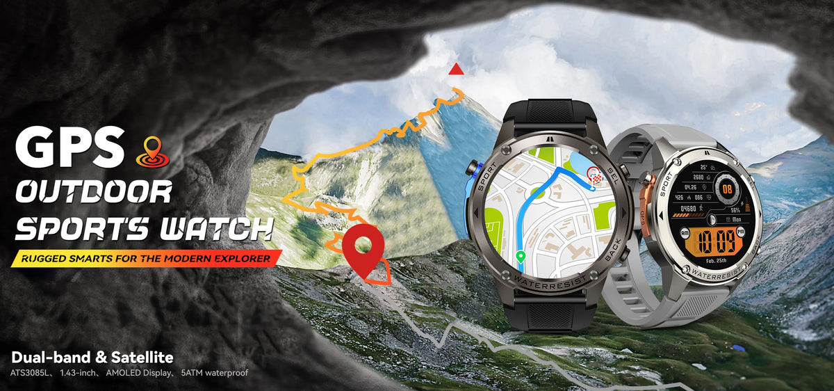 Xssive GPS Smartwatch XSS-SW11 - Schwarz