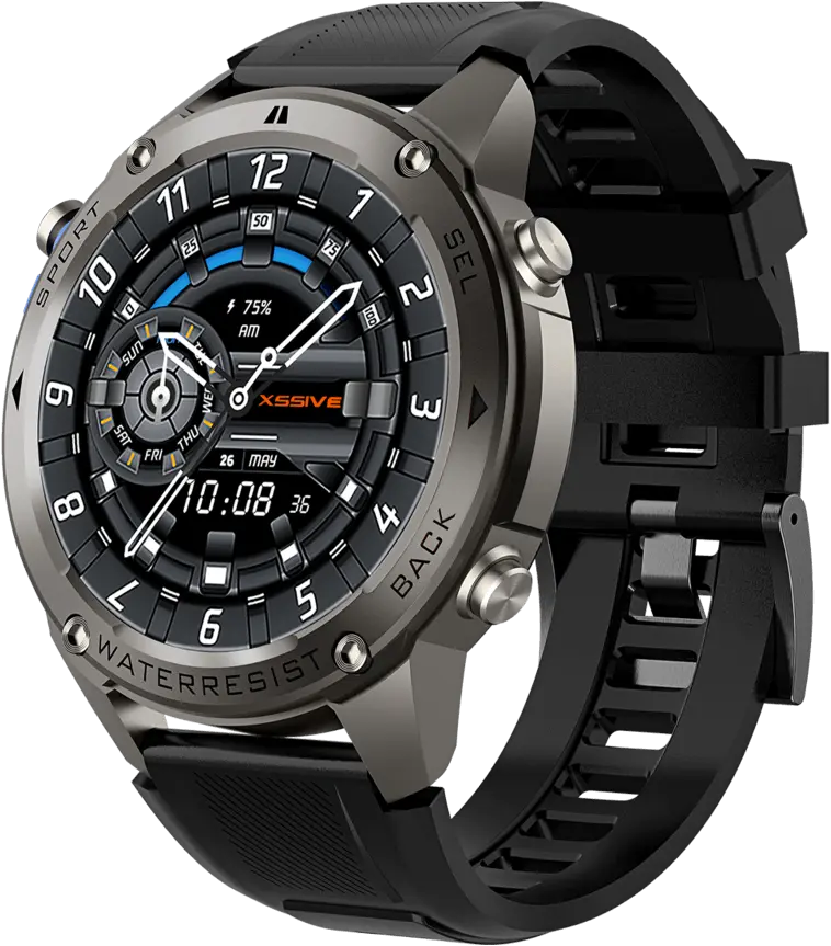 Xssive GPS Smartwatch XSS-SW11 - Schwarz