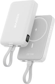 Xssive Magnetische kabellose Powerbank inkl. Kabel 10.000 mAh XS-PB51W - Weiß