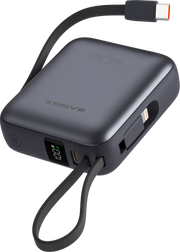 Xssive Mini Powerbank Fast Charge inkl. Kabel 10000mAh XSS-PB45 Mini - Schwarz