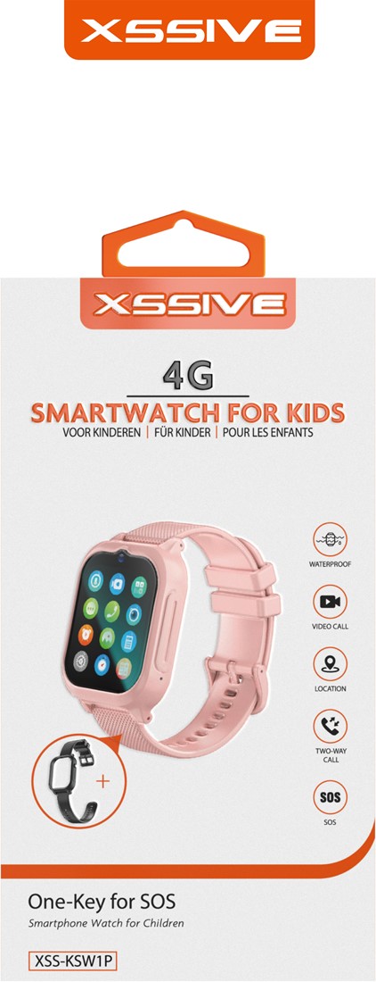 Xssive Smartwatch für Kinder XSS-KSW1P - Pink