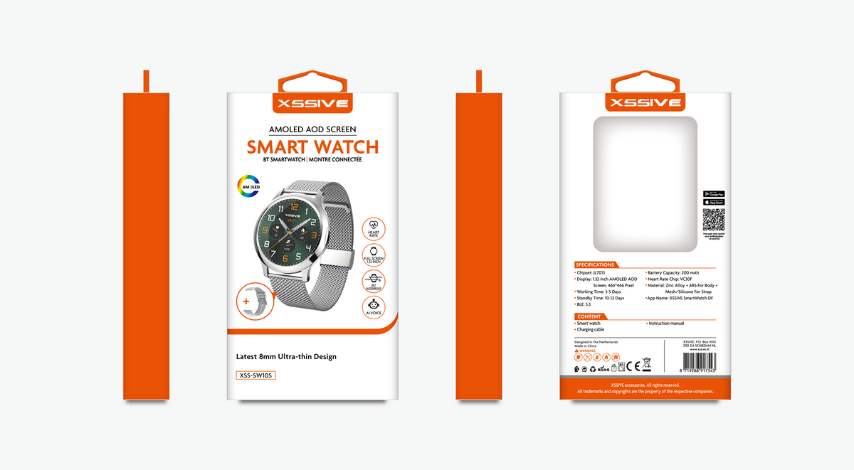 Xssive Smartwatch XSS-SW10S – Silber
