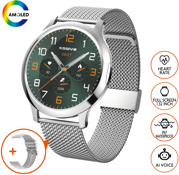 Xssive Smartwatch XSS-SW10S – Silber