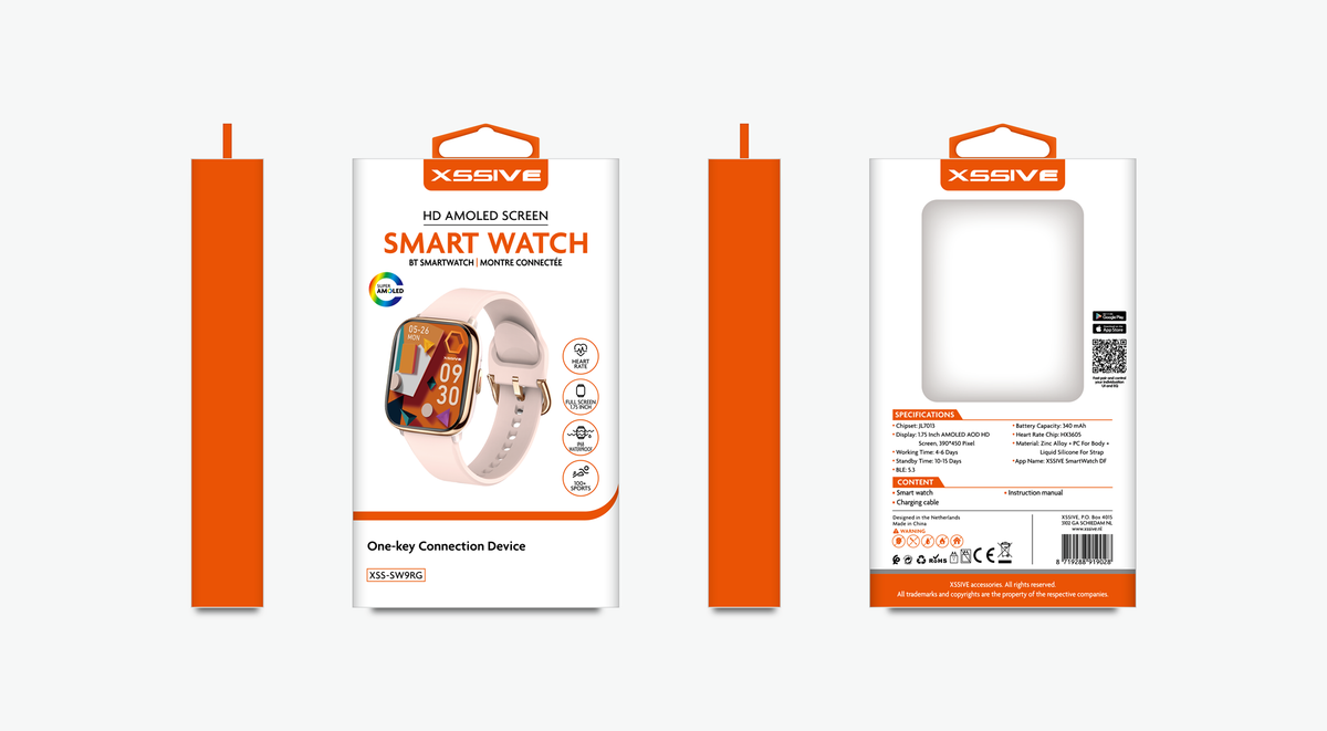 Xssive Smartwatch XSS-SW9RG - Roségold