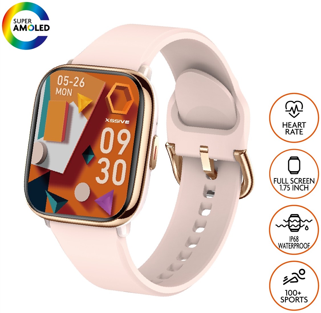Xssive Smartwatch XSS-SW9RG - Roségold