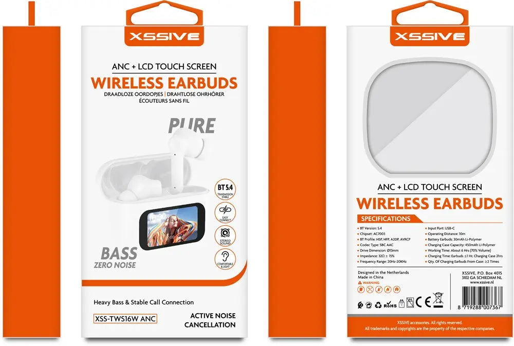 Xssive Kabellose Earbuds XSS-TWS16W ANC - Weiß